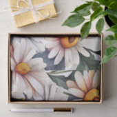 Minimalistisch madeliefpatroon tissuepapier (Geschenk)