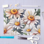 Minimalistisch madeliefpatroon tissuepapier (Craft)