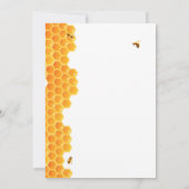 Minimalistisch Mama naar Bee Honey Bee Boy Baby sh Kaart (Achterkant)