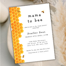 Minimalistisch Mama naar Bee Honey Bee Boy Baby sh Kaart