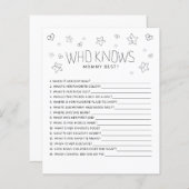 Minimalistisch Manuscript Modern die het Baby show (Voorkant / Achterkant)