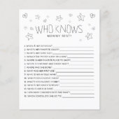 Minimalistisch Manuscript Modern die het Baby show (Voorkant)