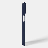 Minimalistisch marineblauw wit gepersonaliseerde n Case-Mate iPhone case (Achterkant / Rechts)