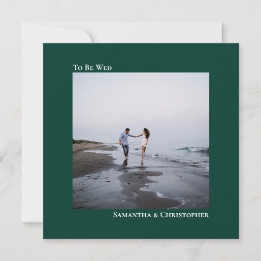 Minimalistisch marinesplein kaart (Voorkant)