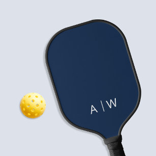 Minimalistisch marinesulmonogram pickleball paddle