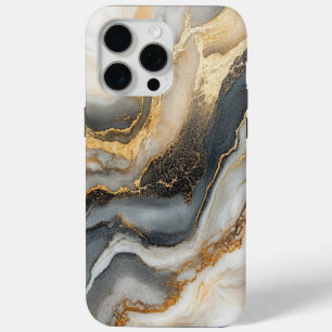 Minimalistisch marmer - elegant en tijdloos design iPhone 15 pro max hoesje