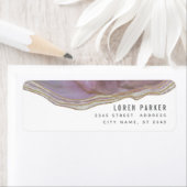 Minimalistisch marmeragaat met lavendel etiket (Insitu)