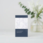 Minimalistisch marmerVisitekaartje Visitekaartje (Staand voorkant)