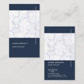 Minimalistisch marmerVisitekaartje Visitekaartje (Voorkant / Achterkant)