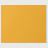 Minimalistisch massief eenkleurig Sinaasappel #FAA Cadeaupapier (Vlak)