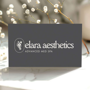 Minimalistisch Med Spa-logo Luxe Huidverzorging Ho Visitekaartje
