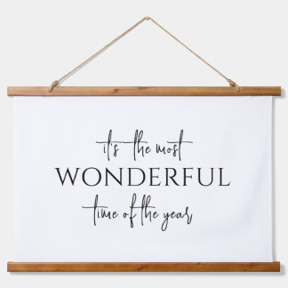 Minimalistisch Meest Prachtige Tijd van het Jaar V Hangend Wandkleed