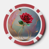 "Minimalistisch meesterwerk" Poker Chips (Achterkant)