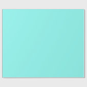 minimalistisch meisje-chic aqua blue Turquoise Cadeaupapier (Vlak)