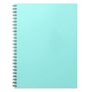 minimalistisch meisje-chic aqua blue Turquoise Notitieboek
