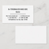 Minimalistisch, menselijk Visitekaartje (Voorkant / Achterkant)