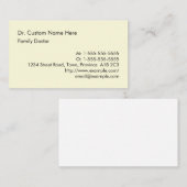 Minimalistisch, menselijk Visitekaartje (Voorkant / Achterkant)