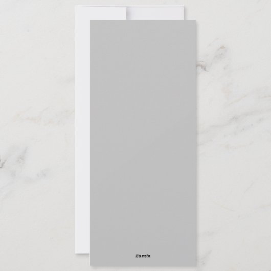 Minimalistisch menu Behandelt Drinken grijs (Achterkant)