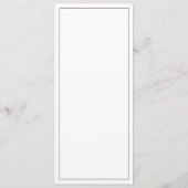 Minimalistisch menu Binddromen (Achterkant)