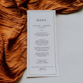 Minimalistisch menu Typografie Weddenschap