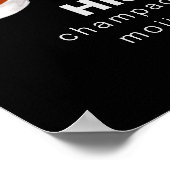 Minimalistisch menu van de officiële stembalk voor poster (Hoek)