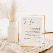 Minimalistisch menu van de verbindingsbalk | Menu  Poster