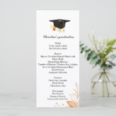 Minimalistisch menu voor het diner van de scriptcu (Staand voorkant)