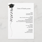 Minimalistisch menu voor het diner van de scriptcu (Voorkant)