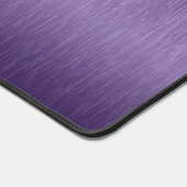 Minimalistisch metallic paarse geborsteld aluminiu bureaumat (Hoek)