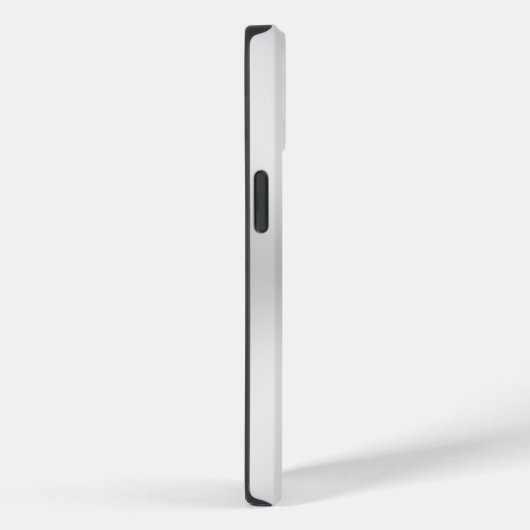 Minimalistisch Metallic Silver Afbeelding, Monogra Case-Mate iPhone Case (Achterkant / Rechts)