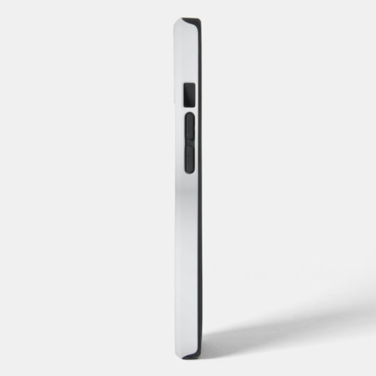 Minimalistisch Metallic Silver Afbeelding, Monogra Case-Mate iPhone Case (Achterkant / Links)