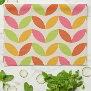 Minimalistisch middelmatig Scandinavisch bladeren Theedoek