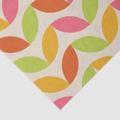 Minimalistisch middelmatig Scandinavisch bladeren  Tissuepapier (Detail)