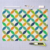 Minimalistisch midden eeuw geometrisch cirkelenpat tissuepapier (Craft)