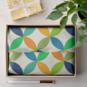 Minimalistisch midden eeuw geometrisch cirkelenpat tissuepapier (Geschenk)