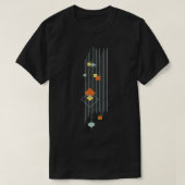 Minimalistisch midden eeuw modern Abstract patroon T-shirt (Design voorkant)