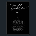 Minimalistisch minimalistisch aantal zitplaatsen ( kaart<br><div class="desc">Mooie,  elegante,  moderne en minimalistische,  tabelnummerkaart. Volledig aanpasbaar. **GELIEVE OPMERKING: Als u een bestelling wilt maken,  past u gewoon uw tabelnummer en namen aan. Voeg vervolgens elk nummer afzonderlijk toe aan uw winkelwagentje. Kijk uit zodra je klaar bent.</div>