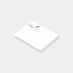 Minimalistisch minimalistisch, eenvoudig geluid post-it® notes