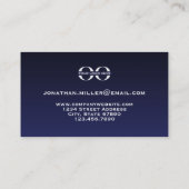 Minimalistisch minimalistisch Logo Visitekaartje (Achterkant)