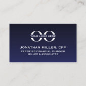 Minimalistisch minimalistisch Logo Visitekaartje (Voorkant)