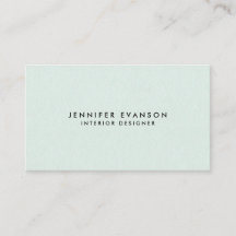 Minimalistisch Mint Green Modern en Professional