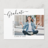 Minimalistisch Modern 1 Aankondiging van het Foto  Briefkaart (Voorkant)