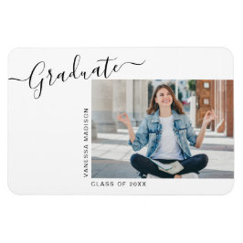 Minimalistisch Modern 1 Aankondiging van het Foto  Magneet