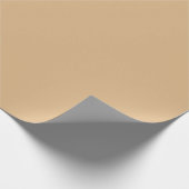Minimalistisch modern Abstract Burlywood Cadeaupapier (Hoek)