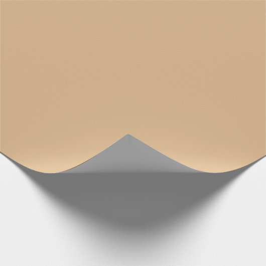 Minimalistisch modern Abstract Burlywood Cadeaupapier (Hoek)
