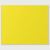 Minimalistisch modern Abstract kanariegeel Cadeaupapier (Vlak)