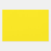 Minimalistisch modern Abstract kanariegeel Inpakpapier Vel (Voorkant)