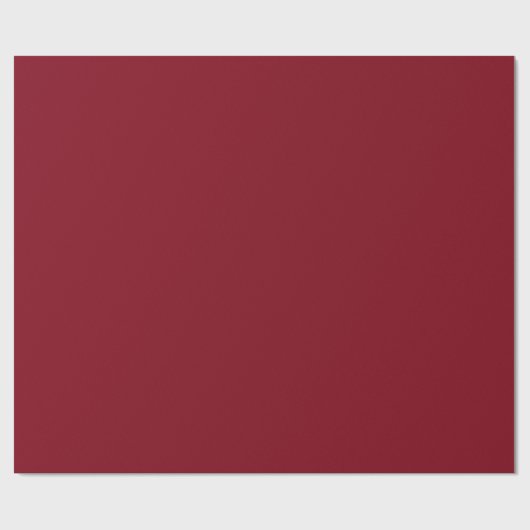 Minimalistisch modern Abstract Maroon Cadeaupapier (Vlak)