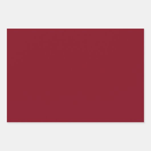 Minimalistisch modern Abstract Maroon Inpakpapier Vel (Voorkant 2)