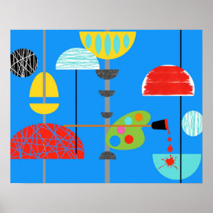 Minimalistisch modern artistiek Poster